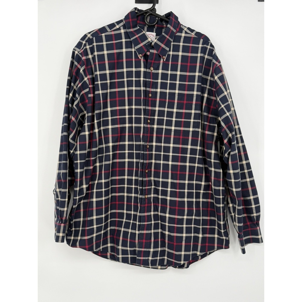 Brooks Brothers Men's Long Sleeve Button Down Shirt XL